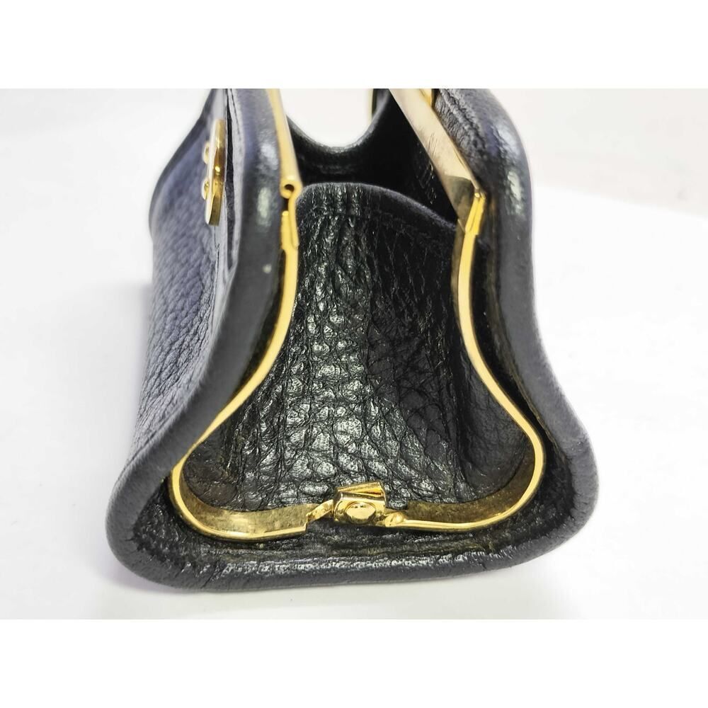 Christian Dior Vintage Black Cannage Kisslock Coin Purse - Picture 11 of 11
